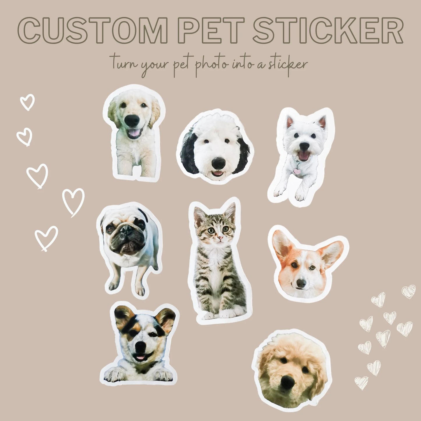 Autocollants en PVC auto-adhésifs personnalisés, autocollants en vinyle découpés, impression imperméable, logo de dessin animé mignon, autocollants personnalisés