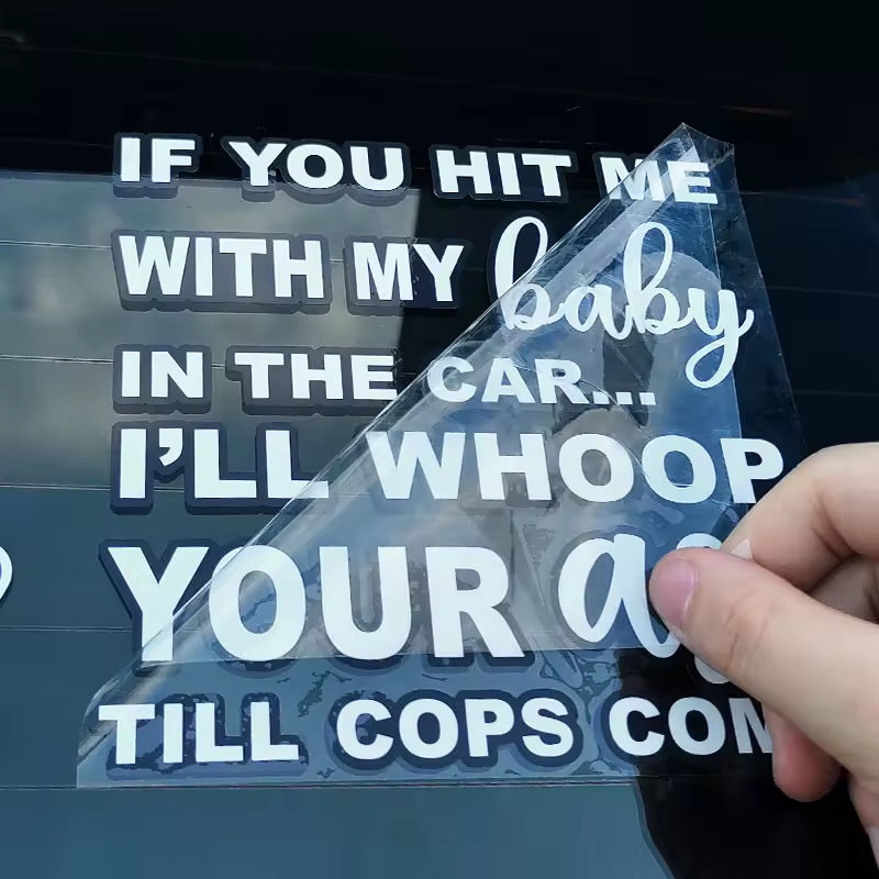 Custom Car Stickers with Your Design - High Quality Vinyl Decals for Auto, Helmets & Toolboxes - Peel & Stick