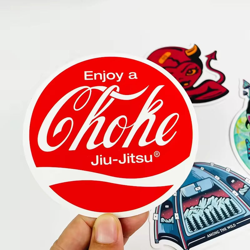 UV Resist Weatherproof Durable Self-Adhesive Label Printing Waterproof PVC Vinyl Sticker Die Cut Company Logo Custom Stickers