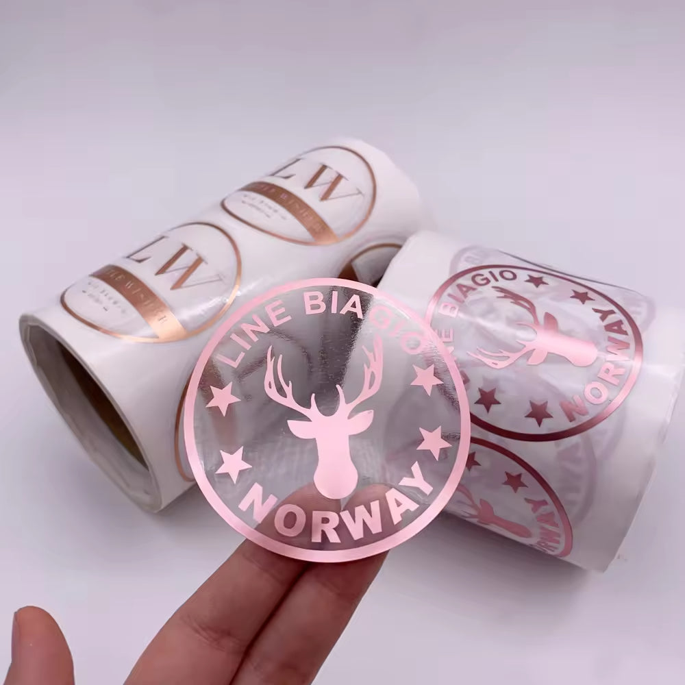 Autocollants en PVC auto-adhésifs personnalisés, autocollants en vinyle découpés, impression imperméable, logo de dessin animé mignon, autocollants personnalisés