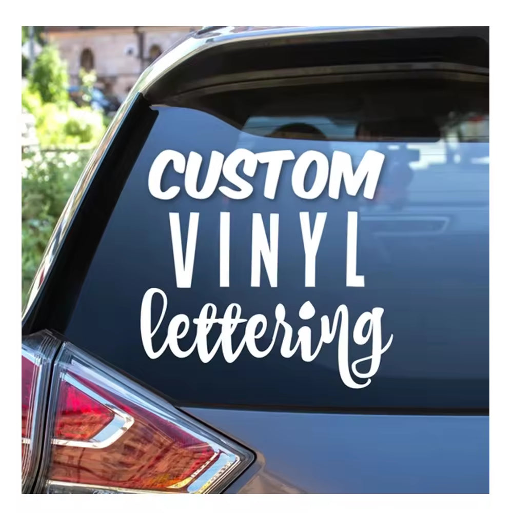 Custom Car Stickers Kids Love - Fun Cartoon Vinyl Decals for Family Vehicles - Removable & Reusable