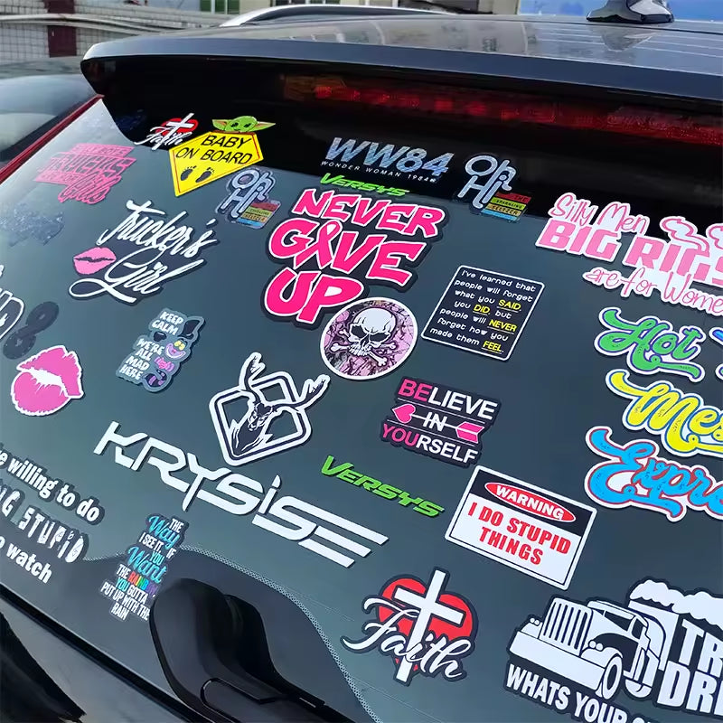 Custom Car Stickers with Your Design - High Quality Vinyl Decals for Auto, Helmets & Toolboxes - Peel & Stick