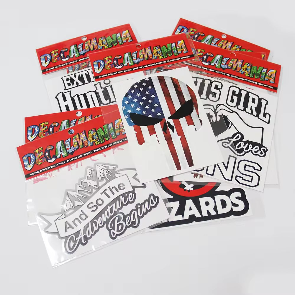 Custom Car Stickers with Your Design - High Quality Vinyl Decals for Auto, Helmets & Toolboxes - Peel & Stick