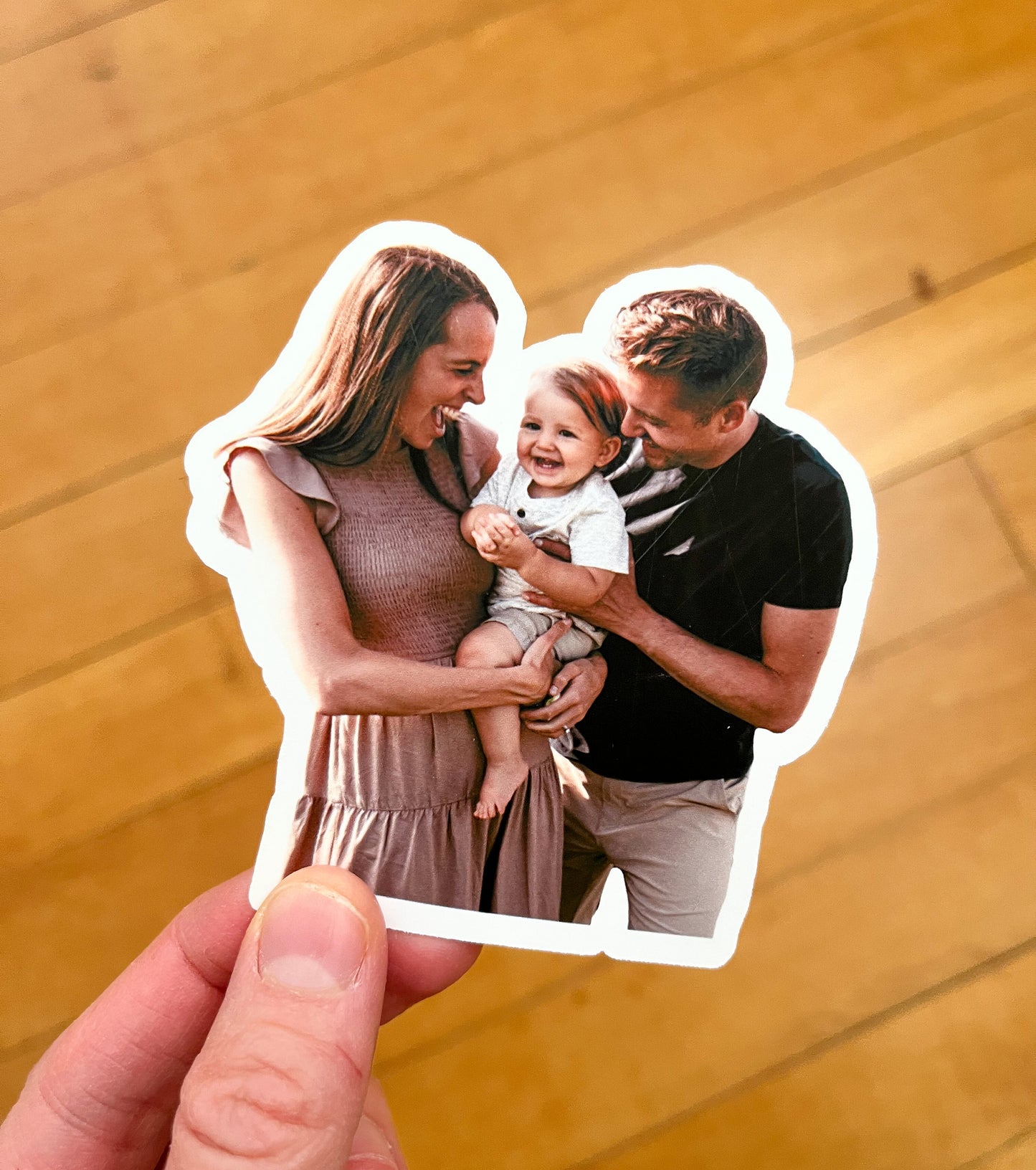 ART CARTOON Photo Printed Vinyl Decal Sticker, CUSTOM Photo Cartoon Portrait High Quality, Your Photo to Cartoon Vinyl Decal Sticker