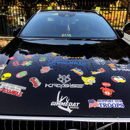 Custom Car Stickers for Lovers - Animal Themed Vinyl Decals for Windows & Bumpers - Dog/Cat Designs