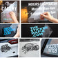 Custom Car Stickers for Gamers - Video Game Inspired Vinyl Decals for Laptops & Consoles Too