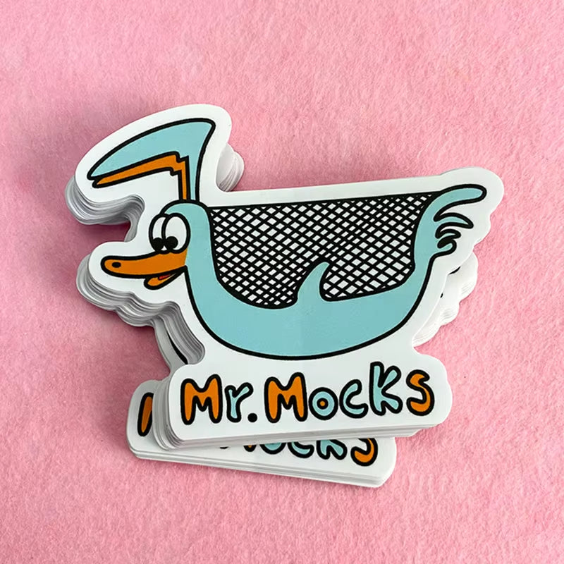 Custom Sticker Vinyl Die Cut Stickers Printing Adhesive Waterproof Company Cartoon PVC Logo Stickers