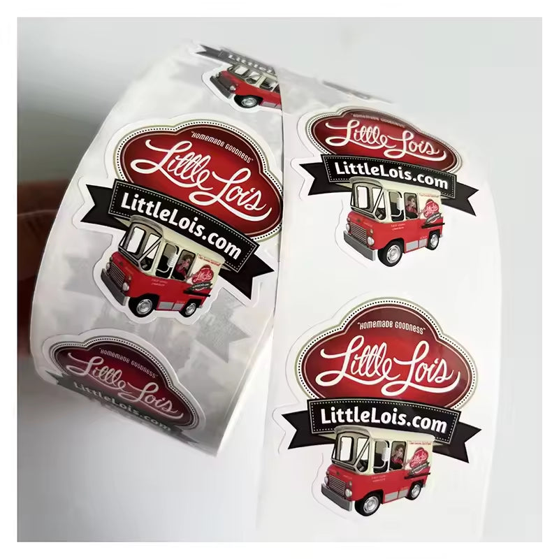 Custom Labels for Business - Waterproof Stickers with Strong Adhesive - Durable Label Stickers for Products & Packaging