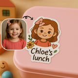 Venta al por mayor de pegatinas autoadhesivas de PVC, pegatinas de vinilo troqueladas personalizadas, impresión impermeable, pegatinas con logotipos de dibujos animados lindos, personalizadas. 