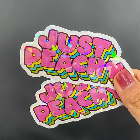 Custom Design Personalized Logo Self Adhesive Waterproof PVC Vinyl Cartoon Die Cut Sticker