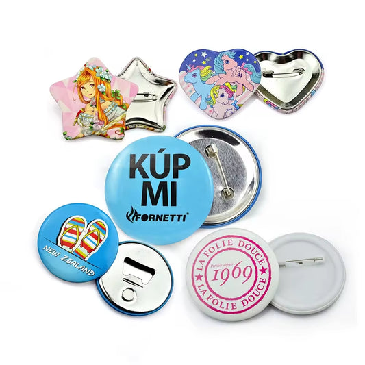 Custom Button Badges for Employees - Professional Button Products for Name Tags & IDs
