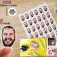 Venta al por mayor de pegatinas autoadhesivas de PVC, pegatinas de vinilo troqueladas personalizadas, impresión impermeable, pegatinas con logotipos de dibujos animados lindos, personalizadas. 
