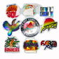 Wholesale Self-adhesive PVC Sticker Custom Die Cut Vinyl Sticker Printing Waterproof Cute Cartoon logo Stickers Custom