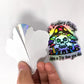 Custom Printed Full Color Waterproof Adhesive Plastic Transparent Clear Logo Die Cut Sticker Labels