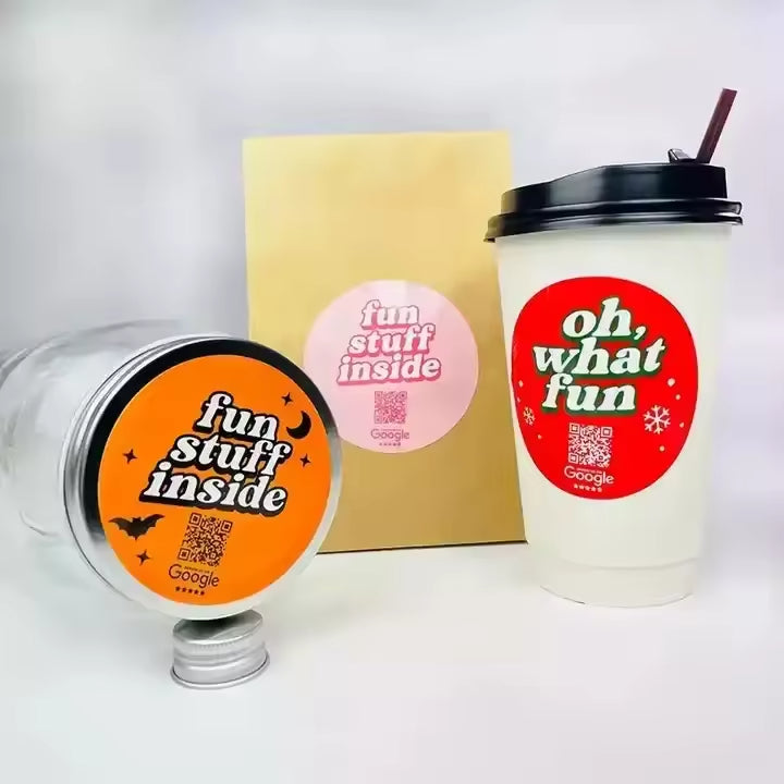 Custom Labels for Retail & Packaging - Weatherproof Stickers - Label Stickers Resistant to Fading & Peeling