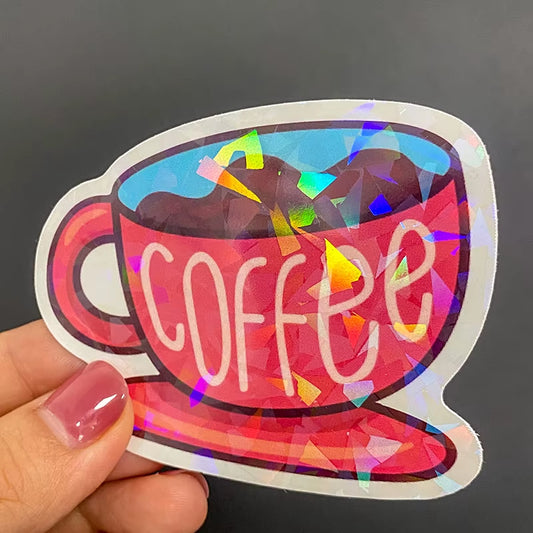 Custom Design Personalized Logo Self Adhesive Waterproof PVC Vinyl Cartoon Die Cut Sticker