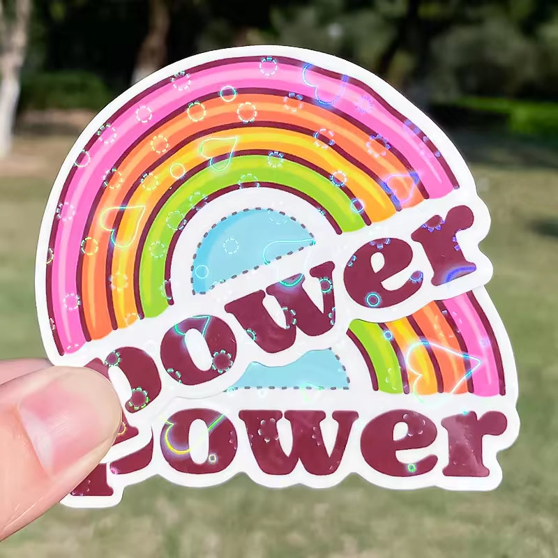 Custom Printed Full Color Waterproof Adhesive Plastic Transparent Clear Logo Die Cut Sticker Labels