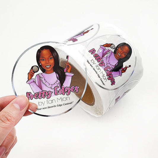 Waterproof Custom Labels - Premium Label Stickers for Food, Cosmetics & Retail - UV Resistant & Smudge Proof