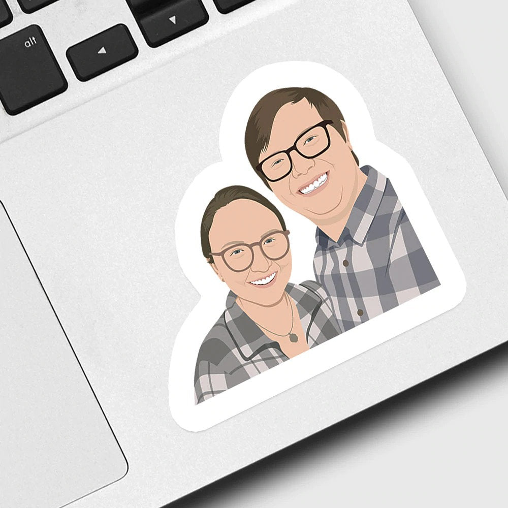 Venta al por mayor de pegatinas autoadhesivas de PVC, pegatinas de vinilo troqueladas personalizadas, impresión impermeable, pegatinas con logotipos de dibujos animados lindos, personalizadas. 