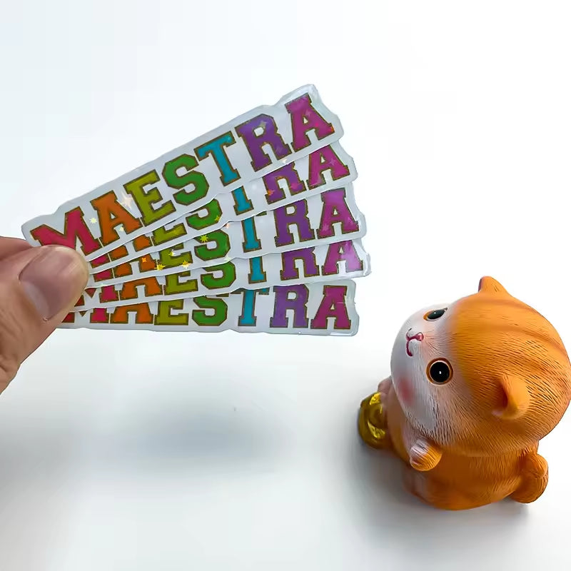 Custom Sticker Vinyl Die Cut Stickers Printing Adhesive Waterproof Company Cartoon PVC Logo Stickers