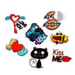 Wholesale Self-adhesive PVC Sticker Custom Die Cut Vinyl Sticker Printing Waterproof Cute Cartoon logo Stickers Custom