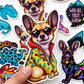 Custom Print Vinyl Waterproof Die Cut Sticker Label Brand Logo Cartoon Self-adhesive Sticker for Water Bottle