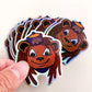 Autocollants en PVC auto-adhésifs personnalisés, autocollants en vinyle découpés, impression imperméable, logo de dessin animé mignon, autocollants personnalisés 