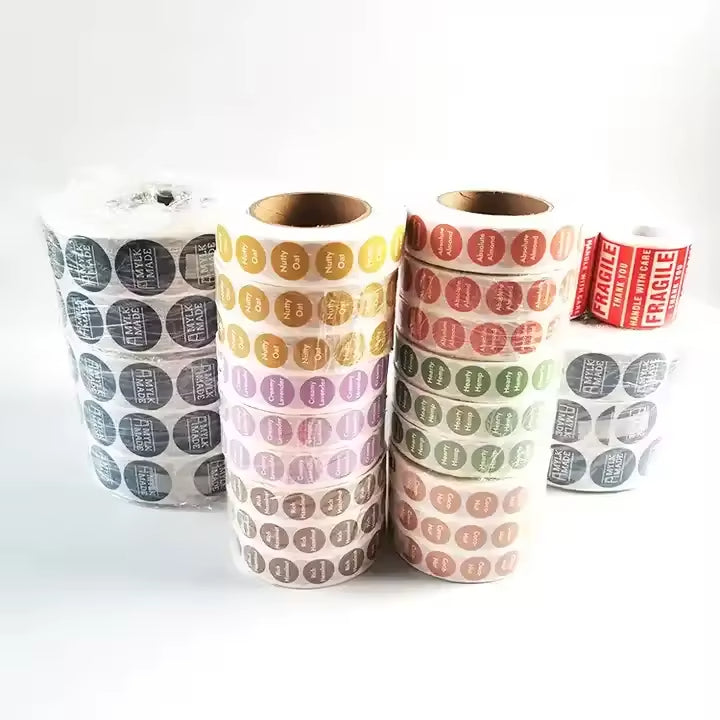 Custom Labels for Retail & Packaging - Weatherproof Stickers - Label Stickers Resistant to Fading & Peeling