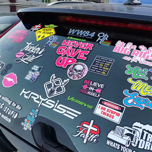 Custom Car Stickers with Your Design - High Quality Vinyl Decals for Auto, Helmets & Toolboxes - Peel & Stick