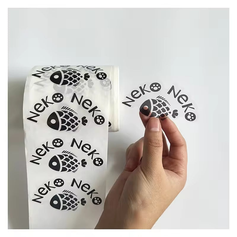 Custom Labels for Business - Waterproof Stickers with Strong Adhesive - Durable Label Stickers for Products & Packaging