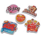 Autocollants en PVC auto-adhésifs personnalisés, autocollants en vinyle découpés, impression imperméable, logo de dessin animé mignon, autocollants personnalisés 