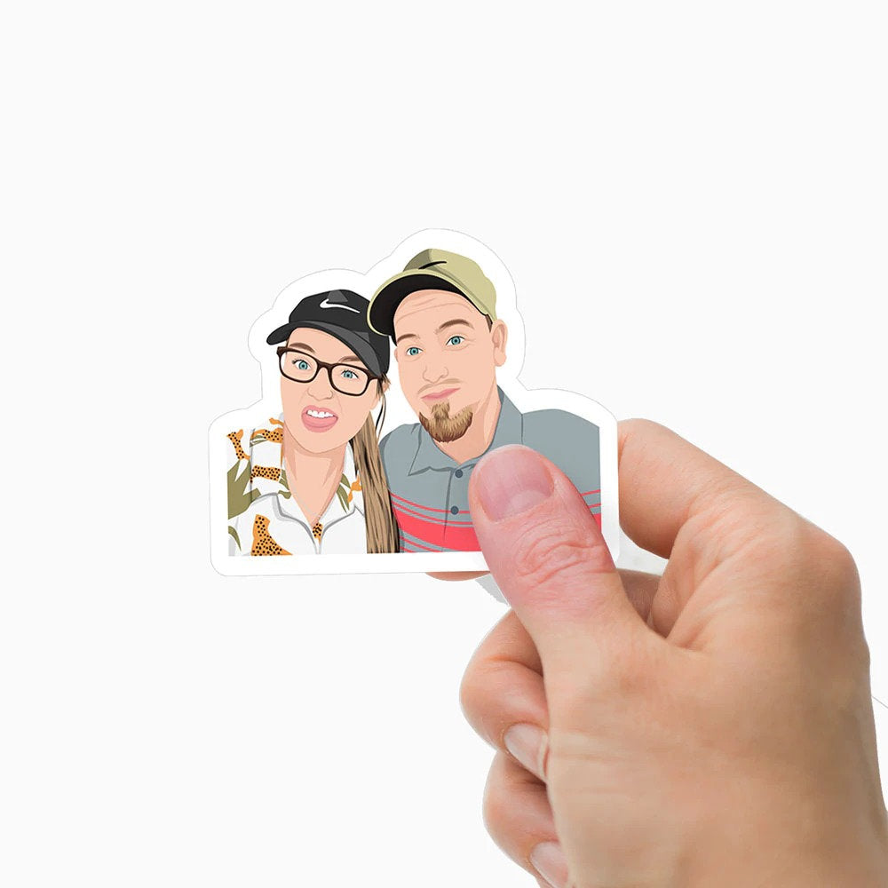 Venta al por mayor de pegatinas autoadhesivas de PVC, pegatinas de vinilo troqueladas personalizadas, impresión impermeable, pegatinas con logotipos de dibujos animados lindos, personalizadas. 