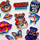 Custom Print Vinyl Waterproof Die Cut Sticker Label Brand Logo Cartoon Self-adhesive Sticker for Water Bottle