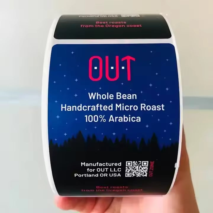 Custom Labels for Retail & Packaging - Weatherproof Stickers - Label Stickers Resistant to Fading & Peeling