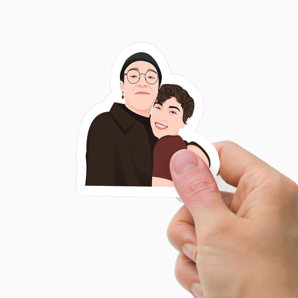 Venta al por mayor de pegatinas autoadhesivas de PVC, pegatinas de vinilo troqueladas personalizadas, impresión impermeable, pegatinas con logotipos de dibujos animados lindos, personalizadas. 