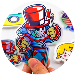 Holographic stickers
